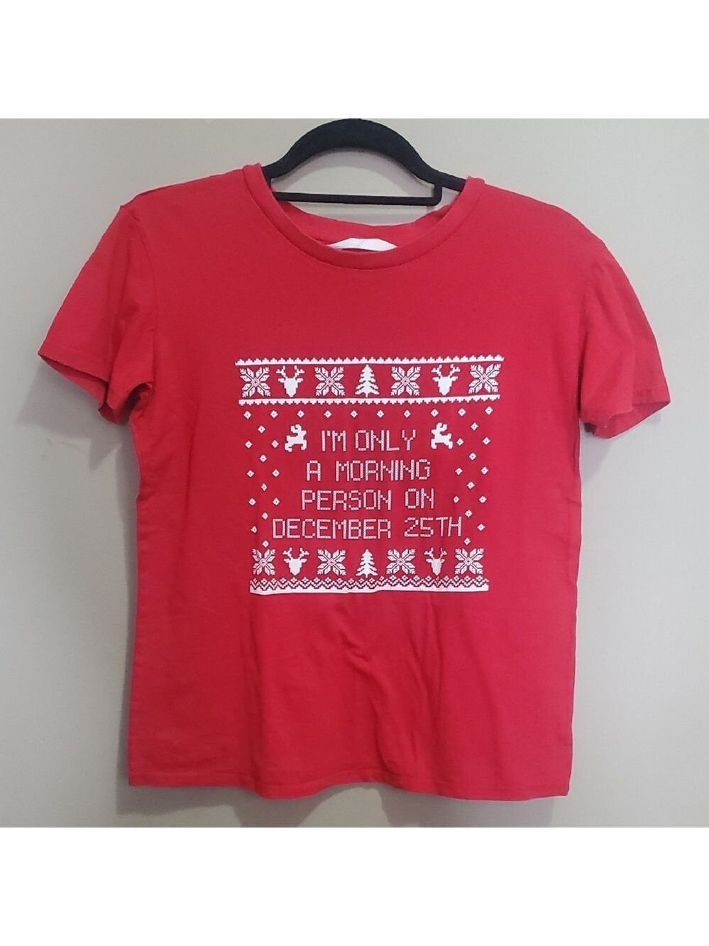Bluenotes Vibrant Red Tee Size XS